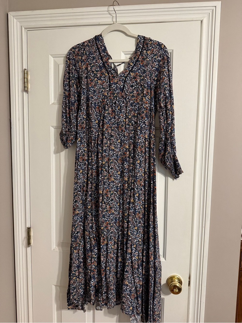 Boutique Floral Print Maxi Dress
